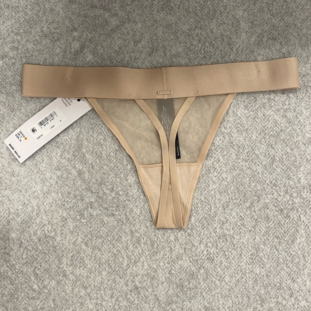 DKNY Sheer Tan Thong